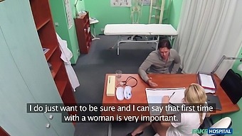 Horny Blonde Chick Slammed By Her Doctor